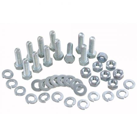 Corvette Muffler Hanger Bolt, Nut, & Lockwasher Set, 1963