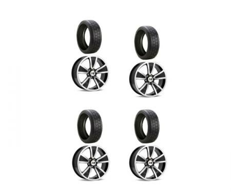 Camaro Firestone Wide Oval Indy 500 Tires and Hurst Shaker Wheel Rims Kit, 2010-2015