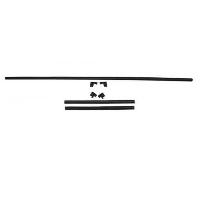 Chevelle - Headliner Rear Window Molding Kit, Coupe, 1964-1965