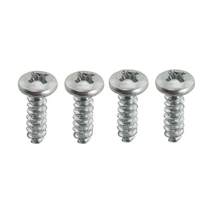 Ford Thunderbird Quarter Lock Pillar Upper Front Weatherstrip Screw Set, 1961-63