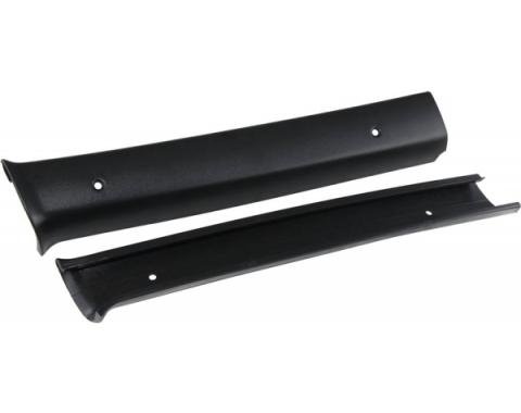 Redline Restomotive® 1968-1972 Chevrolet Chevy II / Nova Quarter Panel B-Pillar Moldings