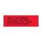 Ford Thunderbird Voltage Regulator Radio Warning Tag, 1963-66