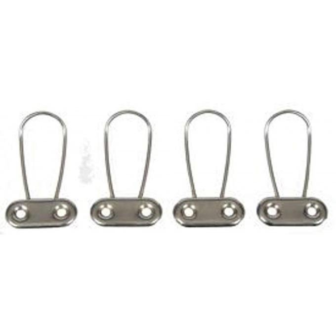 Firebird Shoulder Belt Wire Retainer Set, 1968-1969