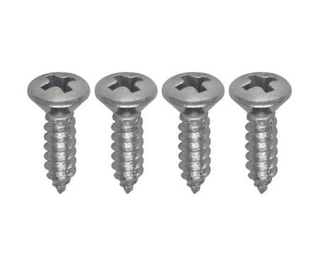 Redline Restomotive® 1961-1963 Ford Thunderbird 4 Piece Console Ashtray Screw Set