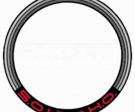 Camaro Air Cleaner Lid Decal, 5.0L, High Output Engine, 1983-1986