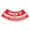 Full Size Chevy Air Cleaner Decal, 307ci/175hp Turbo-Fire
