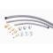 Flaming River FR1610, Power Steering Hose, GM-Style, Pressure Hose and Return Hose, Stainless Steel