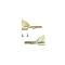 Chevy Windshield Molding Corner Clips, Stainless Steel, 1955-1957