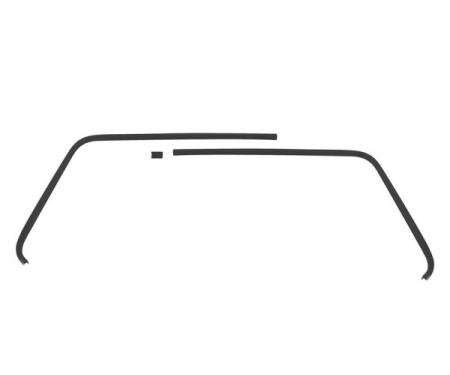 Chevelle - Headliner Rear Window Molding Kit, Sedan, 1964-1965