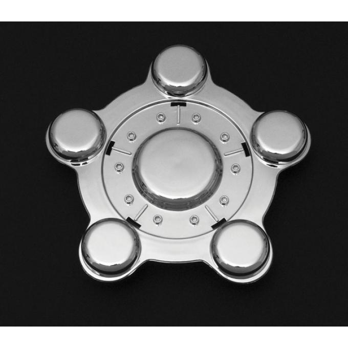 Corvette Wheel Center Cap, Chrome, 1997-1999