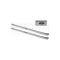 Door Sill Plates, Riveted Fisher Emblem, With Ribs, For Cars With 2-Doors, 1964-1967