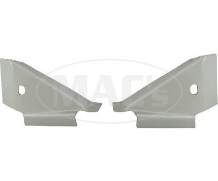 Ford Mustang Torque Box Gussets, Weld Thru, 65-70 Mustang, Pair