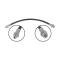 Ford Thunderbird Brake Hose, Rear, 1955-57