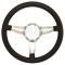 Chevelle Steering Wheel, Volante S9, Black Leather, 1964-1983