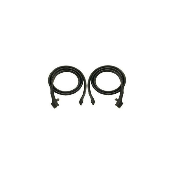 Corvette Weatherstrip, Door Mains Convertible, Import, 1963-1967