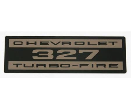 El Camino Valve Cover Decal, 327 Turbo-Fire, 1964-1968
