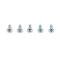 Chevy Truck Roll Pan Mounting Hardware Set, 1947-1972