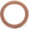 Ford Thunderbird Brake Line Gasket, Copper, 0.51 ID X 0.70 OD, For B5S-2075 Conn Block, 1955-60