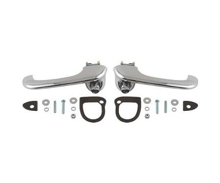 Outside Door Handle Set - Chrome - Right and Left