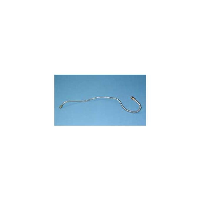 Corvette Brake Caliper Line, Stainless Steel, With Armor, Right Rear, 1965-1966