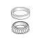 Front Wheel Bearing Set - Inner