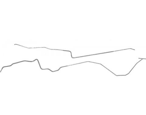 Camaro Gas Tank To Fuel Pump Vent/Vapor Return Line Set, Zinc Plated Steel, 1979-1981