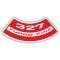 Full Size Chevy Air Cleaner Decal, 327ci Turbo-Fire, 1965-1972