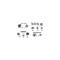 Chevy Side Molding Clip Set, Bel Air & 210 2-Door, 1957