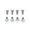 Nova And Chevy II Bowtie Valve Cover Bolts, Small Block, Chrome, For Cars With Steel Valve Covers, 1962-1979
