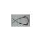 Chevy Rear Emergency Brake Cable, Show Correct, 1955-1957