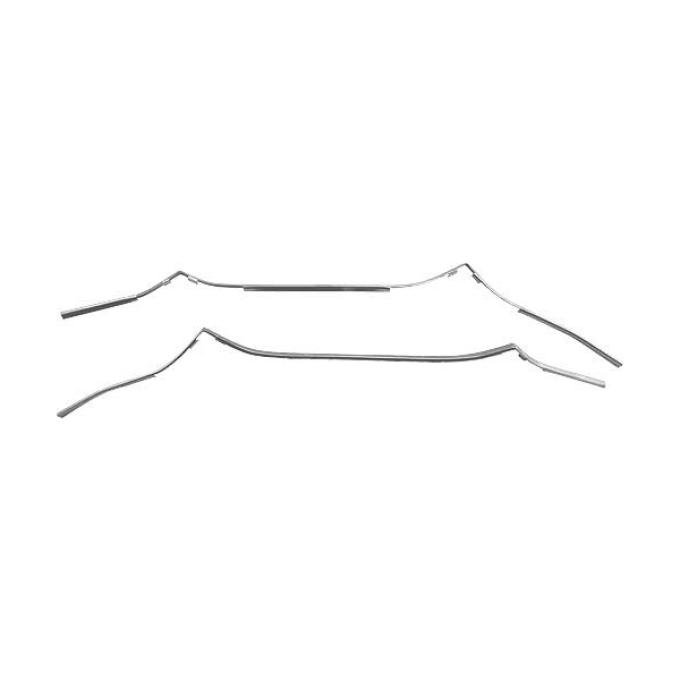 Ford Mustang Door Edge Guards - Stainless Steel