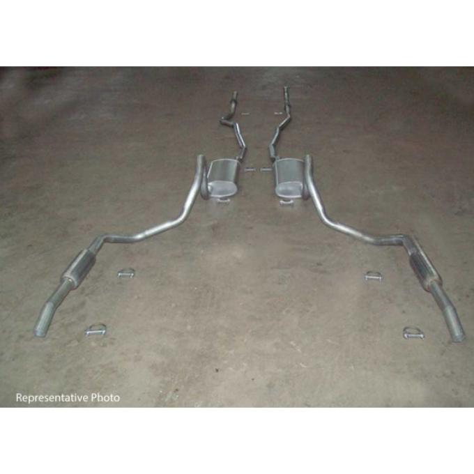 Late Great Chevy - Dual Exhaust System, Big Block With Resonators, Except Station Wagon, 1965-1968