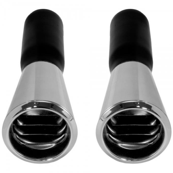 Mustang GT Exhaust Tips 2 Inch Pipe, Pair