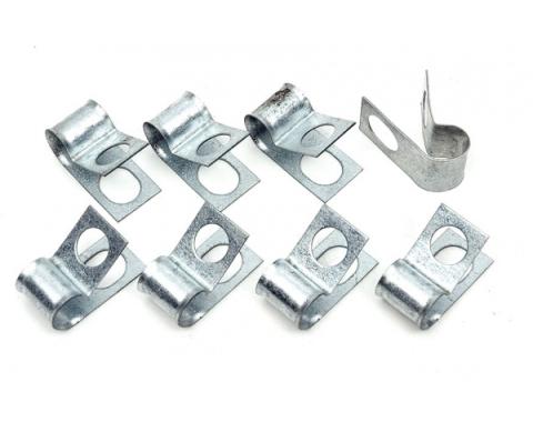 Chevelle Brake Or Fuel Line Retaining Clips, Single, 3/8, 1964-1972