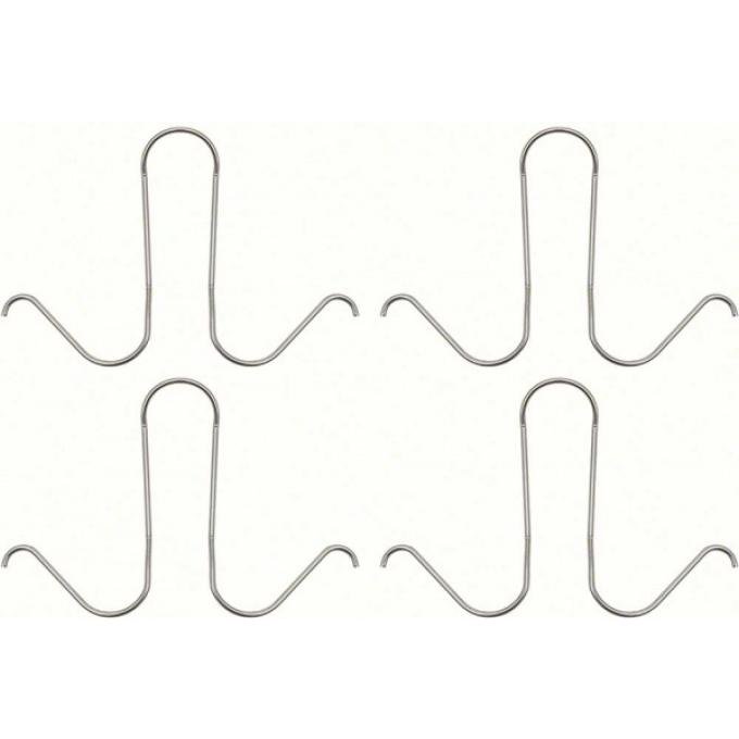 Shoulder Belt Retainers, Deluxe Interior, 68-69