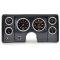 El Camino Instrument Cluster Panel, Carbon Fiber Finish, With Sport Comp Gauges, 1978-1981