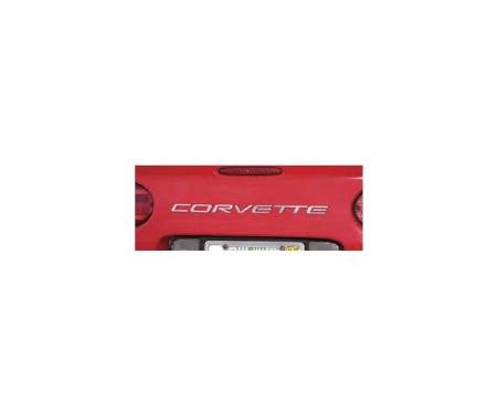 Corvette Letter Set, Rear Acrylic Chrome, 1997-2004