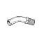 Ford Thunderbird Heater Hose To Water Pump Elbow, 3/8 Thread, 20 Degree Bend, 1955-60