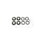 Camaro Four-Piston Disc Brake Caliper Rebuilding Seal Kit, 1967-1968