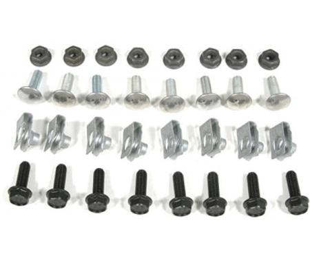 El Camino Bumper Bolt Kit, Rear, Without Impact Strip, 1978-1987