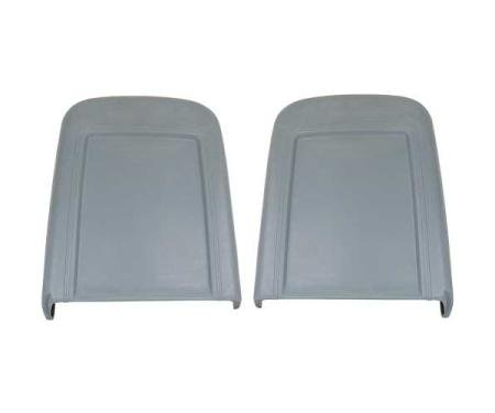Ford Mustang Bucket Seatbacks - Right & Left - Black - Deluxe Interior - Molded Fiberglass