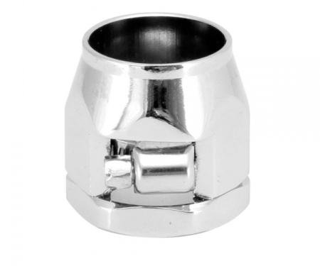 Corvette Heater Hose Fitting, 5/8", Chrome, 1962-1982