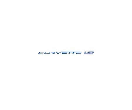 Corvette Fuel Rail Letter Set, LS3, Gloss Blue, 2008-2013