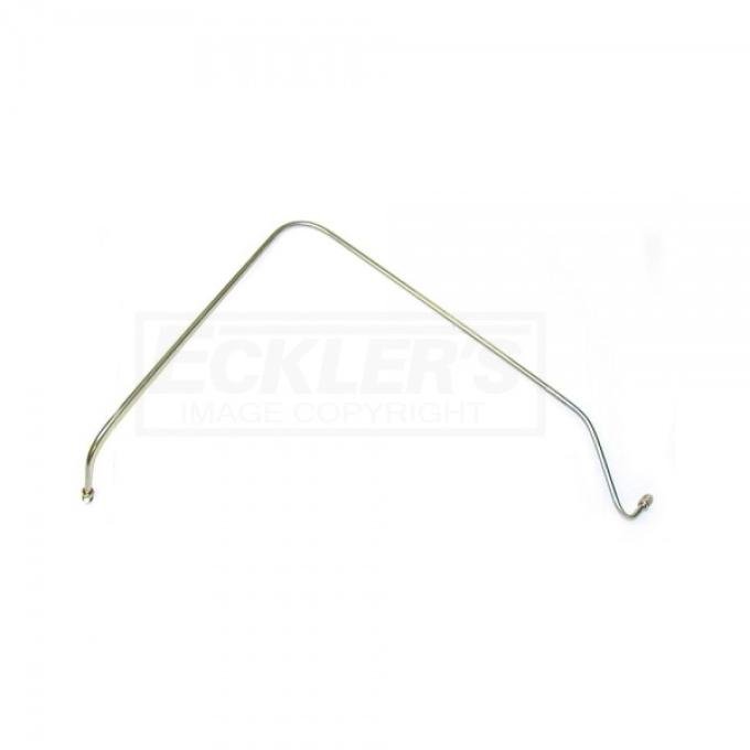 Corvette Front Master Cylinder Line, Power Brakes With 1/4 Inch Tubing, Stainless Steel, 1965-1966