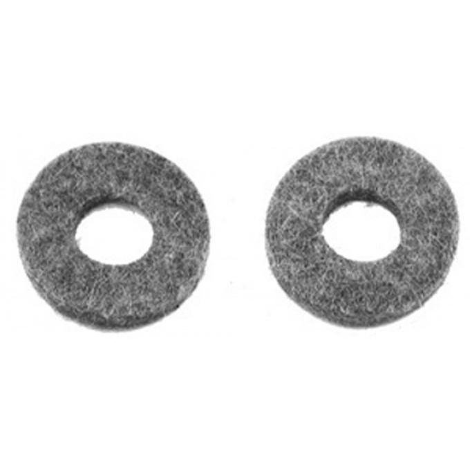 Redline Restomotive® Clutch Cross Shaft Bellcrank Felt Seal, Set of 2
