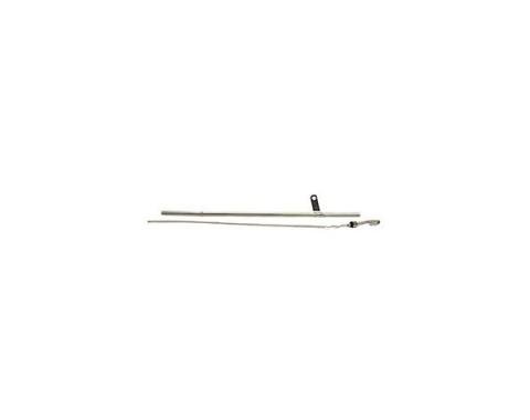Camaro Engine Oil Dipstick & Tube, Big Block, Chrome, 1967-1969