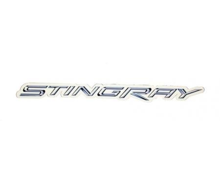 Corvette Metal Sign, C7 Stingray Script 32" X 3"