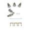 Full Size Chevy Complete Lock Set, 2-Door Hardtop & Convertible, 1961-1962