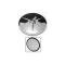 Chevy Truck Outside Mirror, 5-5/8, Smooth Round, Chrome, 1947-1972