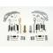 Full Size Chevy Self-Adjusting Drum Brake Kit, Front, 1959-1970